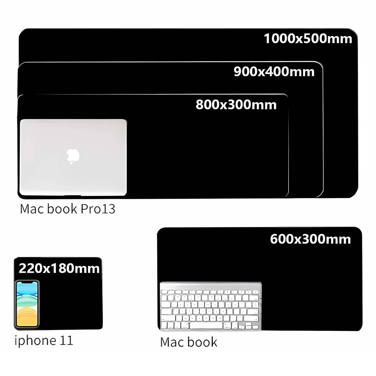 Mousepad gamer japonês de alta qualidade