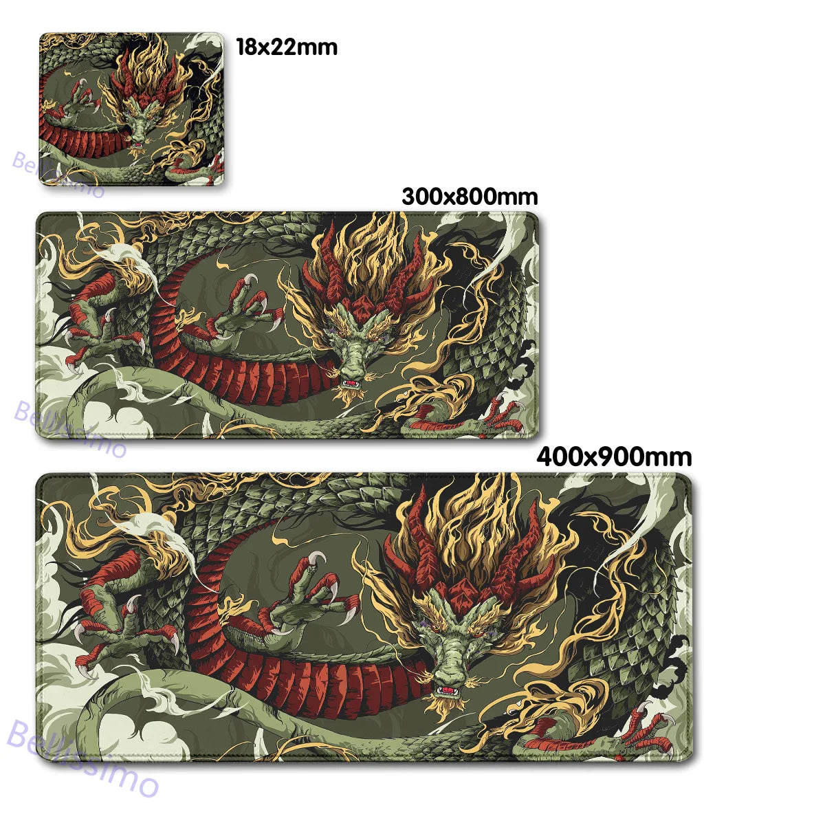 Mousepad gamer japonês de alta qualidade