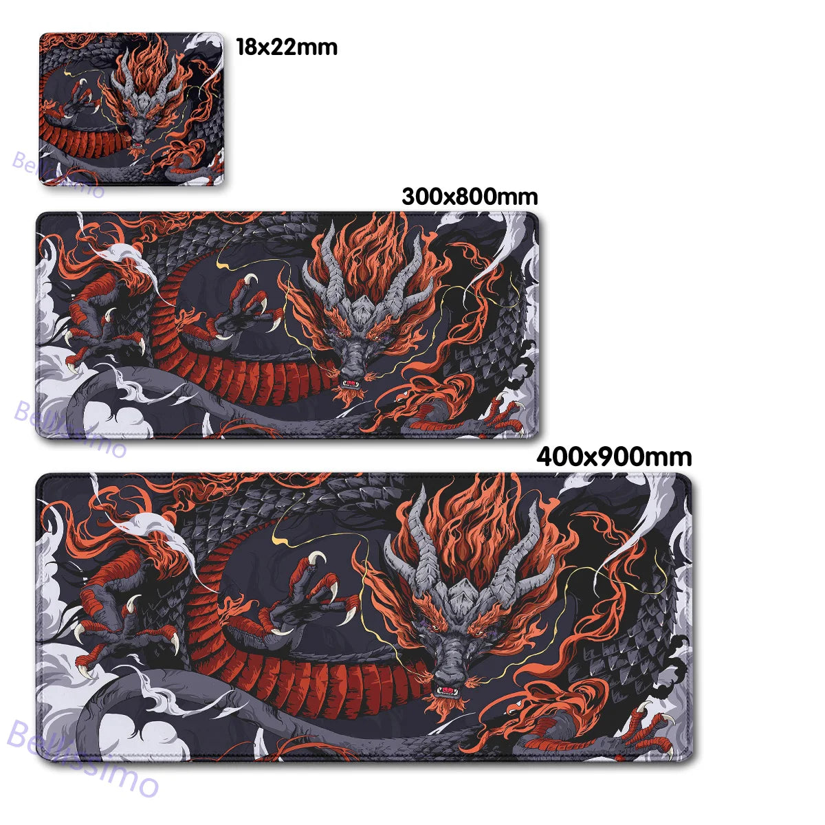 Mousepad gamer japonês de alta qualidade