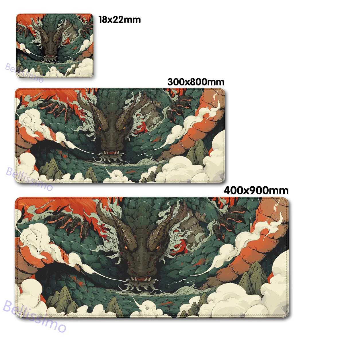 Mousepad gamer japonês de alta qualidade