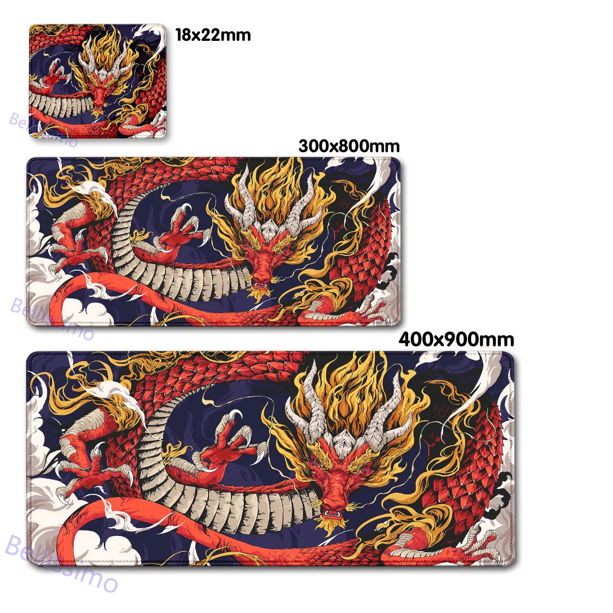 Mousepad gamer japonês de alta qualidade