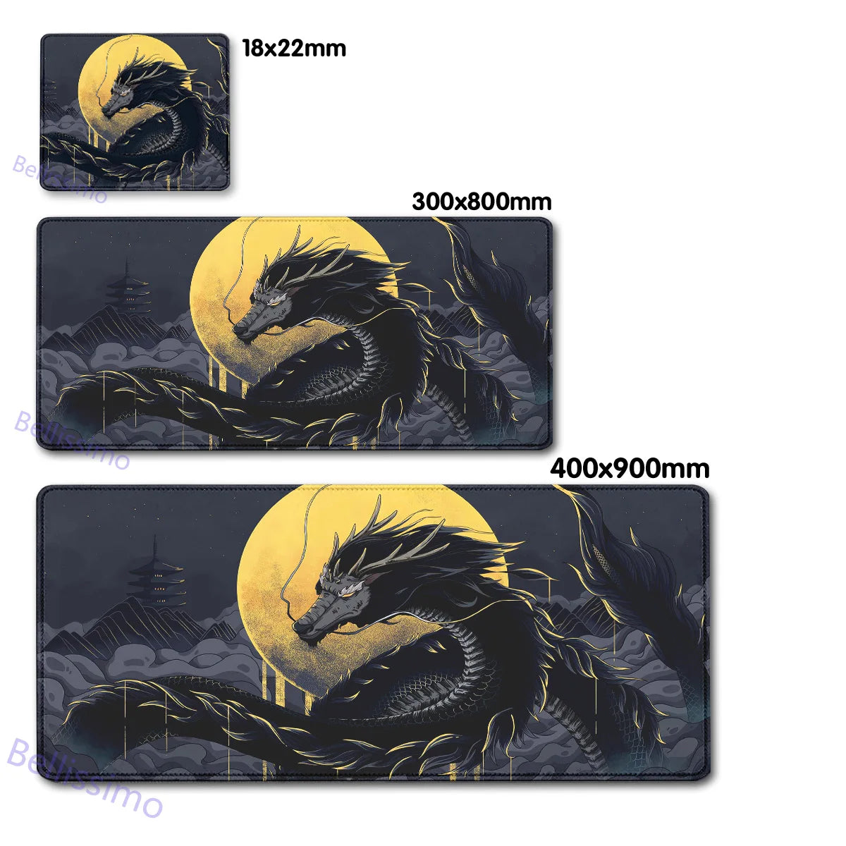 Mousepad gamer japonês de alta qualidade