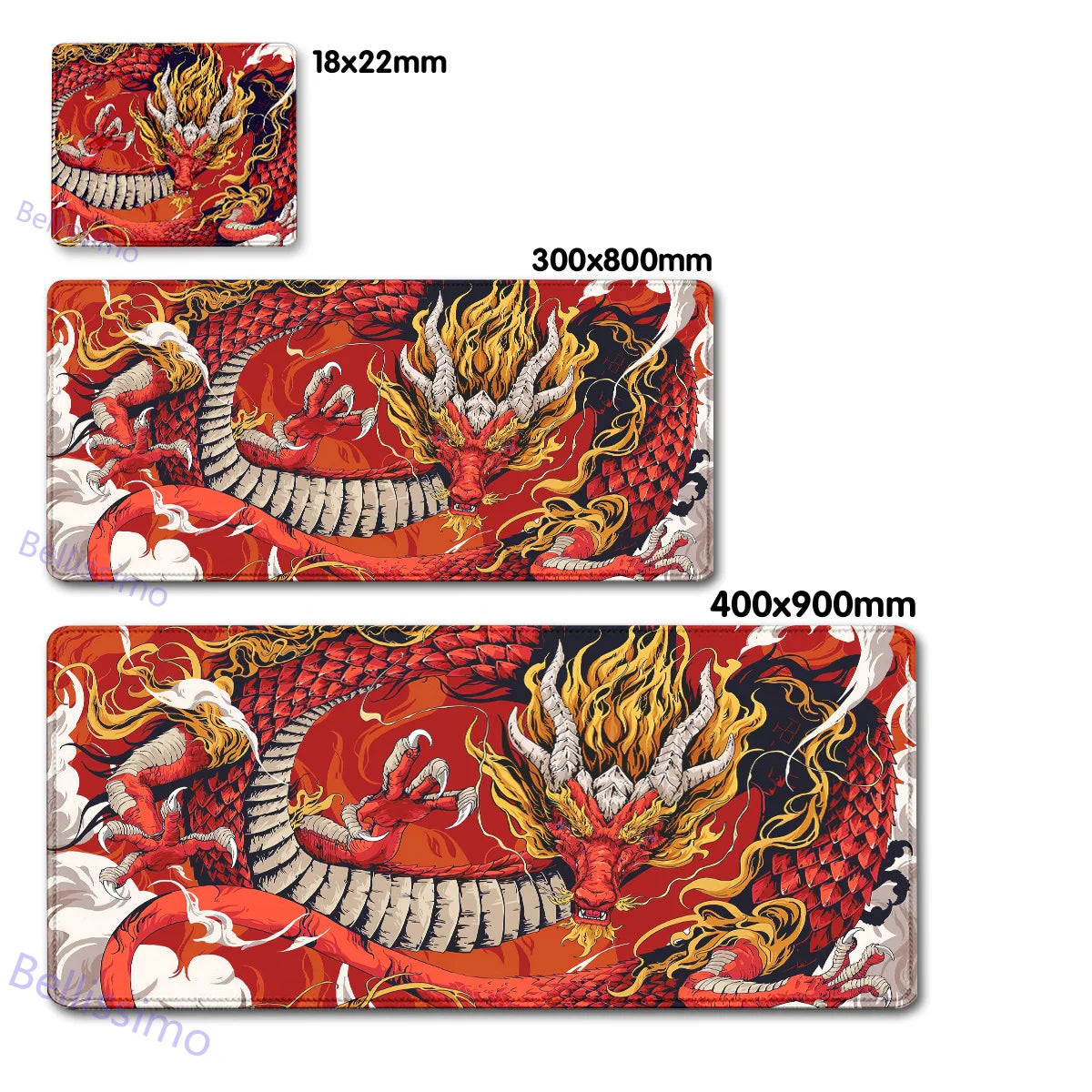 Mousepad gamer japonês de alta qualidade