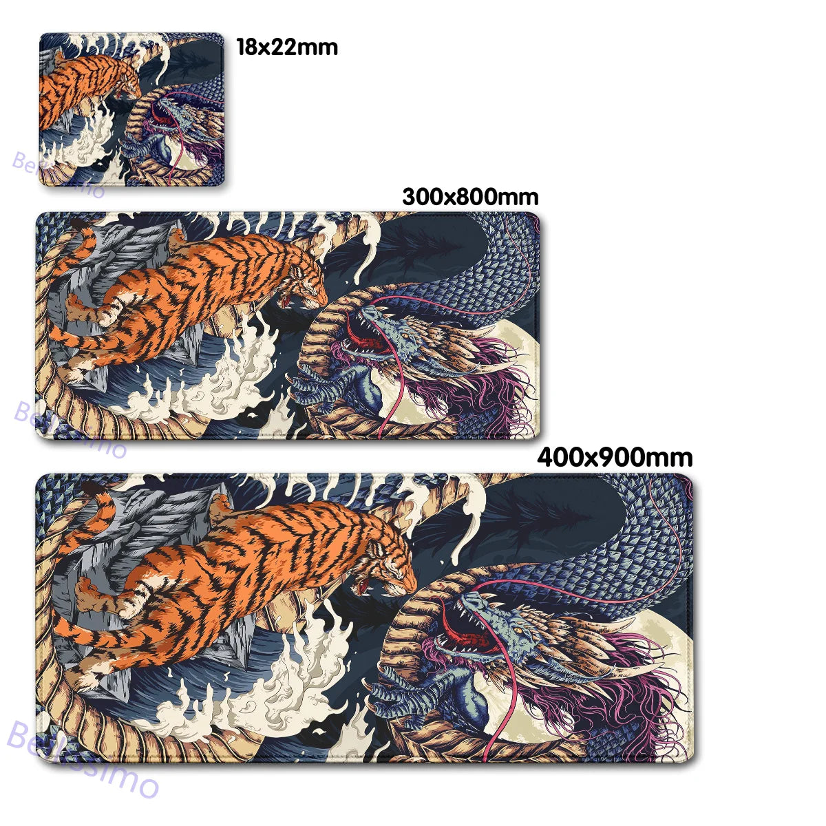 Mousepad gamer japonês de alta qualidade